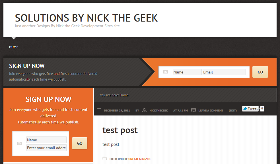 Aweber Box on Streamline