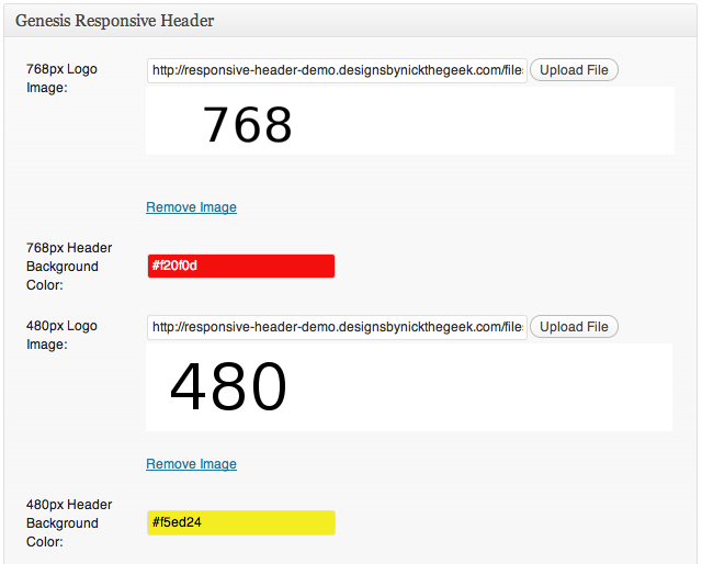 Genesis Responsive Header Updated